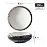 Uaral Japanese Tableware Restaurant Ceramic Crockery Stoneware Dipping Soy Sauce Dish Bowl Ceramic Serving Dishes