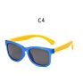 Ultra Light Flexible Light Polarized Kids Sunglasses Square