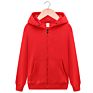 Unisex Adult Blend Fleece Full Zip Hooded Sweatshirt Top