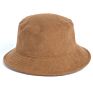 Unisex Embroidered Woven Corduroy Cotton Bucket Hat