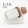 Unisex Multiple Option Stretch Belt Braided Elastic Stretch Fabric Belt Casual Weave Canvas Woven Belt