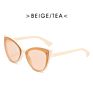 Vendors Large Superimpose Lens Frame Oversize Woman Shade Cat Eye Sunglasses