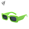 Viff Hp21045 Uv400 Protection Lady Sun Glasses, Bold Frame Luxury Vintage Rectangle Women Sunglasses
