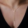 Vintage Boho Multi Layer Geometric Map Star Horns Metal Pendant Necklace for Women Collar