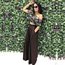 W-S300A Women Wide Leg Pants Autumn High Waist Pleated Trousers Casual Loose Pockets Elegant Palazzo Oversized Pantalon