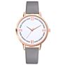 Wj-8312 Stylish Woman Multicolor Watches Circle Dial Creative Leather Band Popular Ladies Wrist Watches