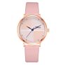 Wj-8372 White Ladies Leather Band Quartz Watch