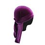 Women Men Plain Polyester Du Rags Turban Bigger and Thicker Plain Solid Velvet Durag Durags for Men