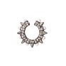Women Pearl Ear Cuff Earring Bohemian Natural Freshwater Circle Small Clip on Earring No Piercing Fake Cartilage Earring