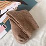 Women Warm Socks Solid Color Knit Soft Camel Wool Socks in Packaging