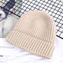Womens Beanie Hat Warm Autumn Women Wool Knit Beanie Cap Cuff Beanie Watch Cap for Girls Spring Skull Hats for Female Bonnet