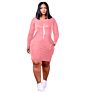 Womens Wholesales V Neck Bodycon Faith Dress Long Sleeve plus Size Women Fall Dresses