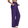 Womens Yoga Sweatpants Wide Leg Lounge Pajamas Pants Comfy Drawstring Workout Joggers Pants with Pockets