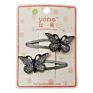 Yane Resin Gradients Butterfly Hair Clip Set for Girls