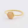 Zg0449 Healing Crystal Jewelry Ring Stacking Natural Gemstone Crystal Ring
