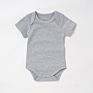 0-24M Lap Shoulder 100% Organic Cotton Short Sleeve Baby Bodysuit