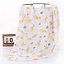 100% Cotton Muslin Swaddle Blanket Tassel 120*110 Cm Wrap Towel for Baby