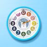 14 Inch Kids Colorful Cartoon Plastic Wall Clock for Educational Learning Time