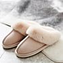 2021Autumn and Cotton Slippers Home Couple Warm Thick Slippers Men's and Women's Slippers