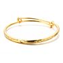 24K Gold Color Dubai Adjustable Gold Bangles for Women Men Gold Color Ethiopian Bracelets African Bangles Bracelets Jewelry