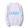 280 Gsm Women Crew Neck Sweater French Terry Blank Hoodies & Sweatshirts Organic Cotton Unisex Plain Crewneck Sweatshirt