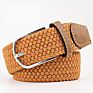 3517 Woven Braided Elastic Waist Belt Woman Leisure Elastic Sport Belt