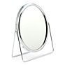 360 Degree Rotatable Metal Table Makeup Mirror Frame Desktop Vanity Mirror Make up Mirror 4 Inch Silver Rose Gold Round