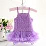 3M 6M 9M 12M 18M 24M Baby First Birthday Party Dress Sleeveless Crew Neck Flowers Girl Dress
