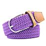 42 Colors Men Women Casual Knitted Pin Buckle Belt Woven Canvas Elastic Expandable Braided Stretch Belts Plain Webbing Strap