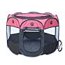 45" Portable Foldable Pet Carrier Tent Dog House Playpen Cage Dog Easy Operation Octagon Heavy Dog Playpen
