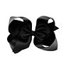 4 Inch 40 Plain Colors Yellow Kids Grosgrain Ribbon Hair Bows Hairbows with Alligator Clips Boutique for Girls 612