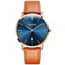 5869 Olevs Business Sports Style Genuine Leather Watch Mens Leather Wrist Watch Quartz Watch