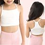 5 Colors Girls Cotton Vest Teenage Bra Kids Candy Color Sports Breath Tank Tops Underwear for 4 5 6 7 8 9 10 11 12 Years Old