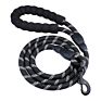 5 Ft Strong Rope Dog Lead with Comfortable Padded Handle and Highly Reflective Threads Big Heavey Duty Rope Dog Leash