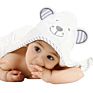 600 Gsm Premium Extra Soft Hooded Bamboo Baby Bath Towel and Washcloth, Organic and Hypoallergenic Towel