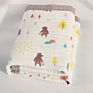 6 Layer Muslin Blanket Printed Design 110*110Cm Bath Towel Cotton Baby Blanket