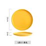 7/8/10 Inch European Nordic Style Flat Plain White round Porcelain Ceramic Dessert Dinner Plate for Restaurant