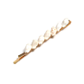 7 Designs Fancy Natural Shell Conch Snails Thin Metal Hair Clip Pin Personalized One Word Pearl Cowrie Seashell Metal Hairclips