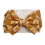 7" Kids Big Bow Soft Elastic Waffle Headband - Solid Color Top Knot Headwear for Baby Girl Accessories