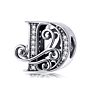 925 Sterling Silver Letter 26 Alphabet Pendant Designer Charms for Diy Bracelet Necklace Jewelry Making
