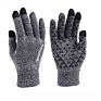 Acrylic anti Slip Work and Running Magic Gloves Touch Screen Men Warm Stretch Knitted Wool Mitten and Gloves