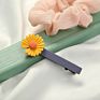 Acrylic Daisy Hairpin Girl Bangs Clip Hair Pins for Women