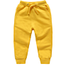 Agradecido Toddler Pull on Jogger Knit Drawstring Elastic Waistband Pants Kids 100% Cotton Joggers