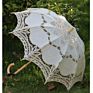 Ameliebridal Victorian Party Gifts Birthday Shower Handmade Wedding Decoration Bride Lace Umbrella Battenburg Lace Parasol