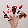 Animal Finger Puppet Soft Plush Toys Child Baby Favor Dolls Tell Story Props Boys Girls Rabbit Finger Puppets