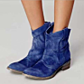 Autumn and Large Low Heel Retro Women's Boots