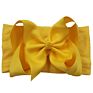 Baby 6 Inch Grosgrain Ribbon Big Bow Hair Band Soft Elastic Nylon Headband Baby Turban for Kids Headwrap Baby Hair Accessories