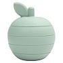 Baby Educational Silicone Stacking Toy Bpa Free Colorful Pear Apple Fruit Stacking Blocks Toys