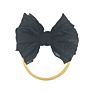 Baby Headband Headwear for Kids Chiffon Fabric Children Nylon Band Headband Baby Elastic Big Bow Hair Band Hair Accessories