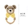 Baby Teether Safe Wooden Toys Mobile Pram Crib Ring Diy Crochet Rattle Soother Teether Toys